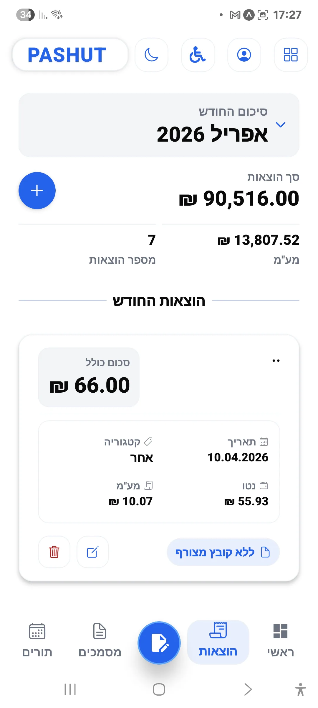 ניהול הוצאות